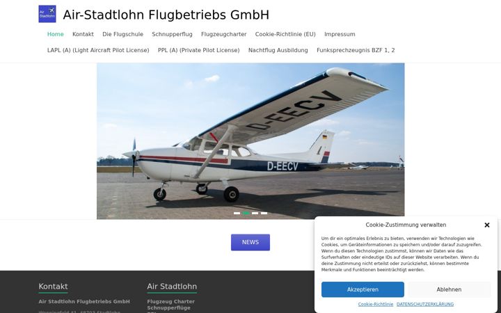 Screenshot of air-stadtlohn.de