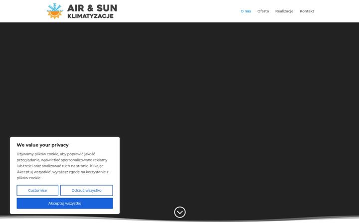 Screenshot of air-sun.pl