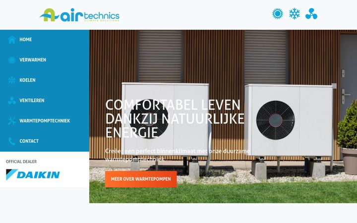 Screenshot of air-technics.nl