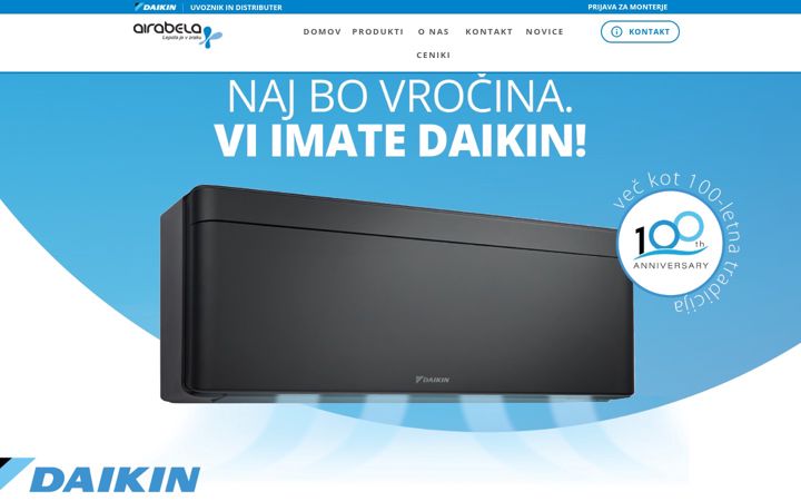 Screenshot of airabela.si