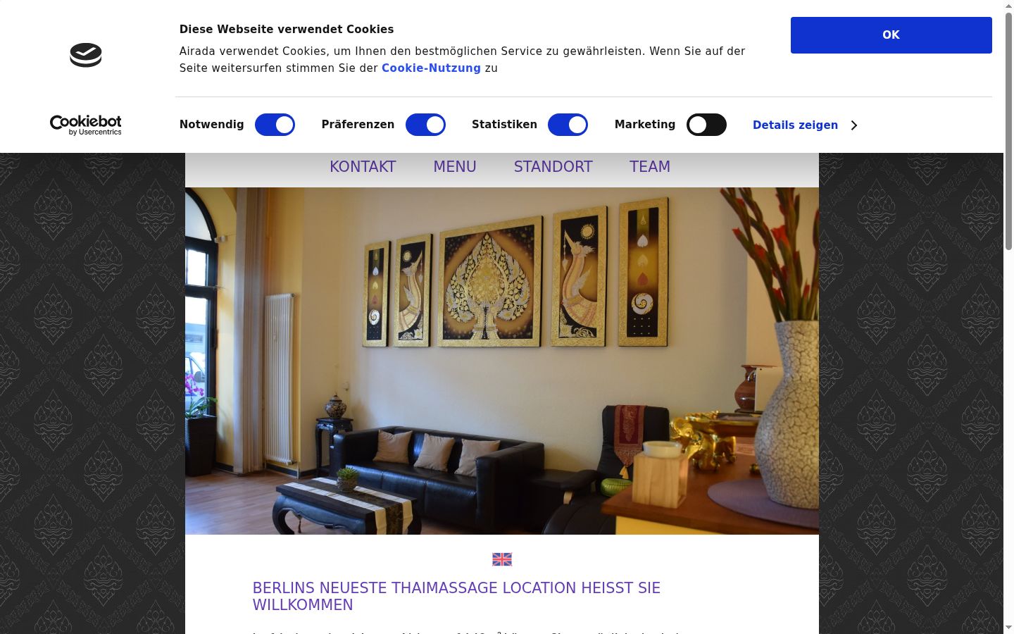 Screenshot tal-banner tal-kunsens muri qabel kwalunkwe interazzjoni