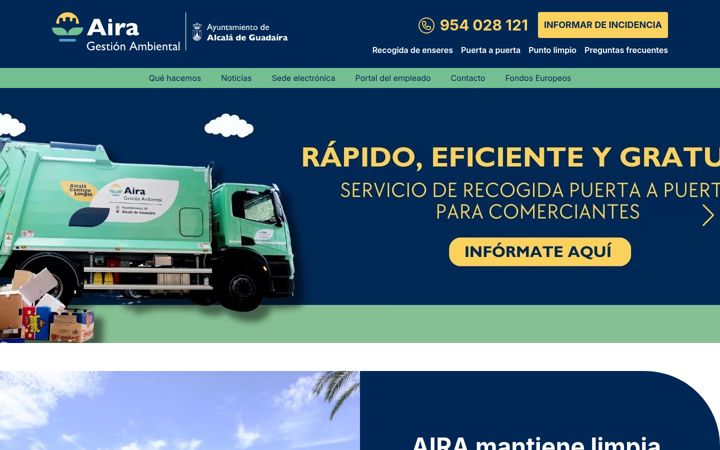 Screenshot of airagestionambiental.es