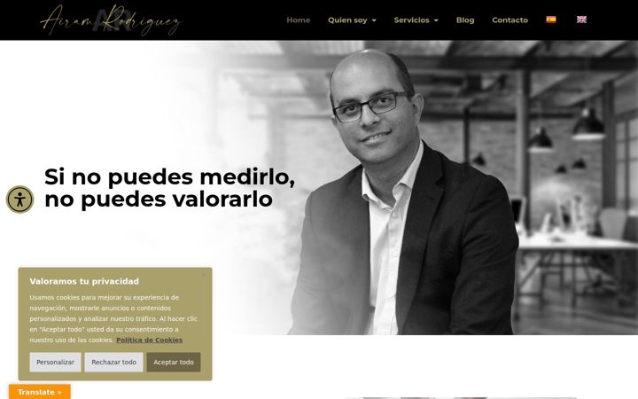 Screenshot of airam.es