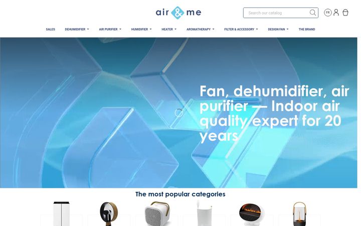 Screenshot of airandme.fr