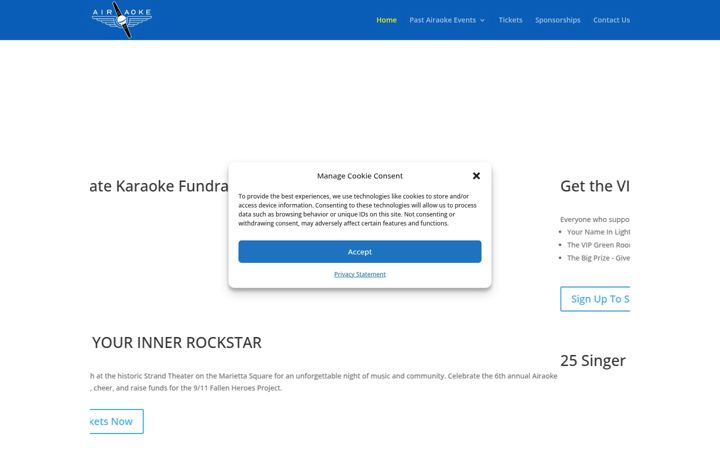 Screenshot of airaoke.org