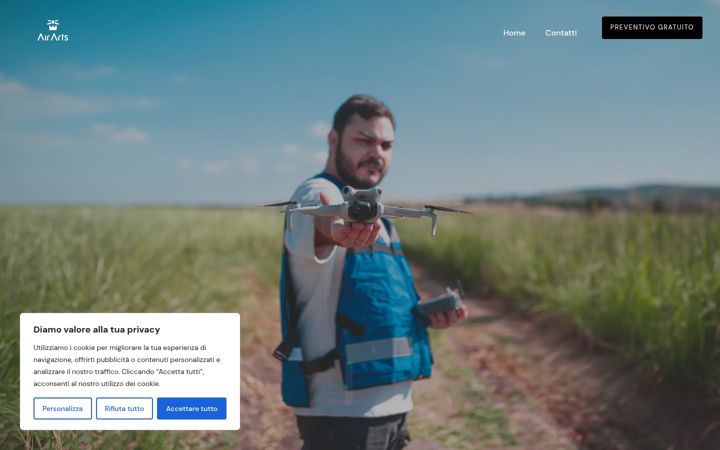 Screenshot of airarts.it