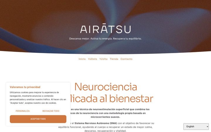 Screenshot of airatsu.com