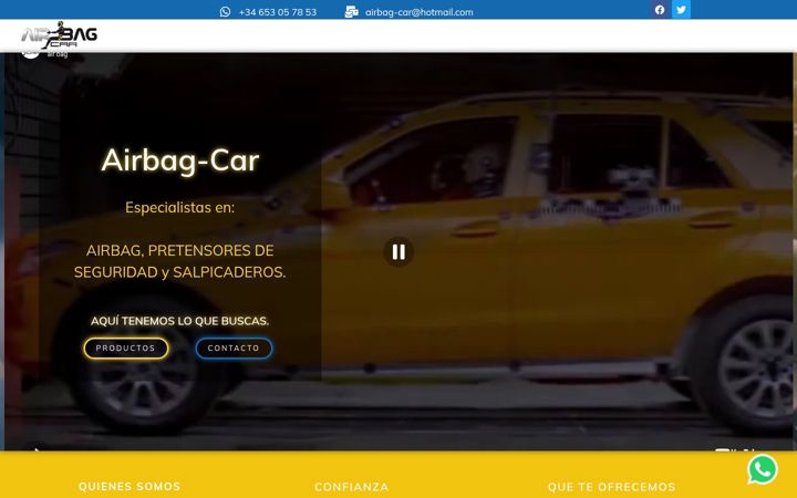 Screenshot of airbag-car.com