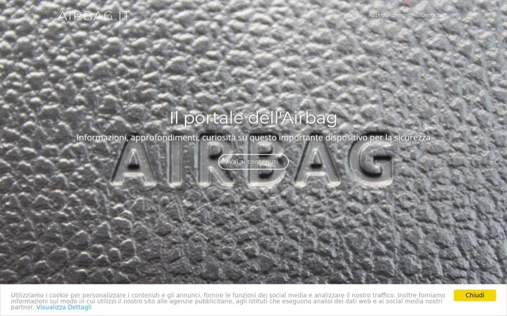 Screenshot of airbag.it
