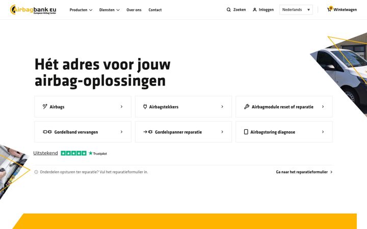 Screenshot of airbagbank.eu