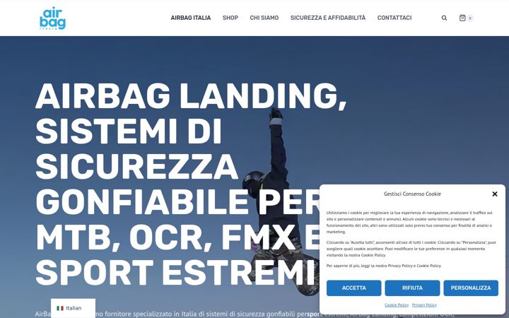 Screenshot of airbagitalia.it