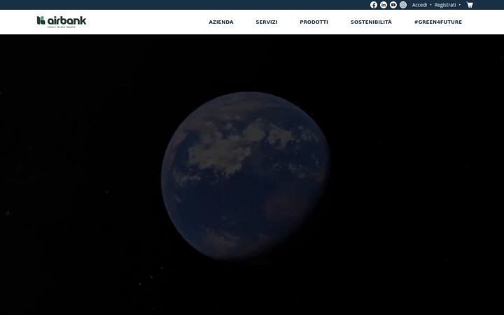 Screenshot van airbank.it