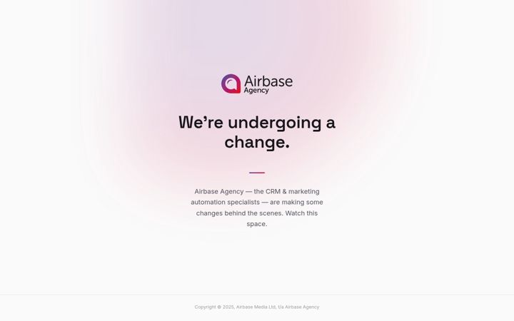 Screenshot of airbase.agency