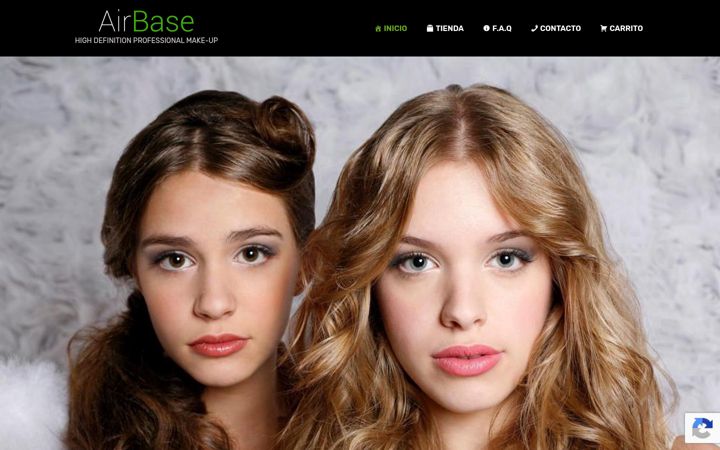 Captura de pantalla de airbasemakeup.es