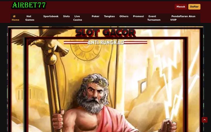 Screenshot of airbet77slot.org