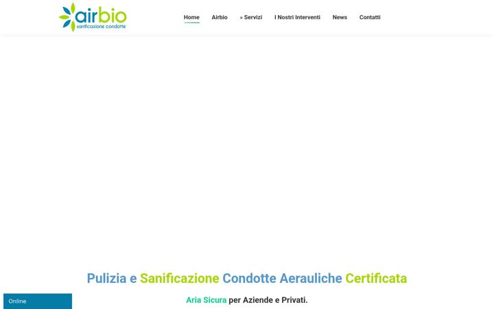 Screenshot of airbio.it