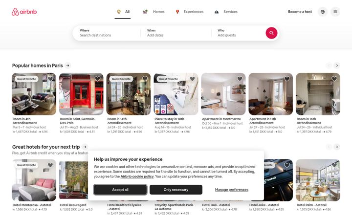 Screenshot of airbnb.design