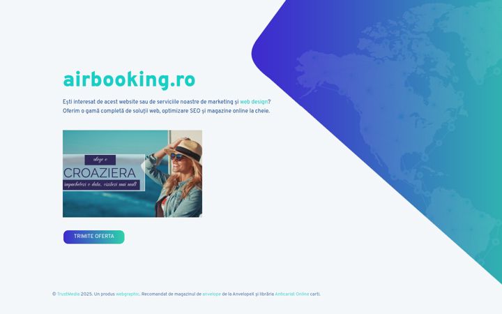 Screenshot of airbooking.ro