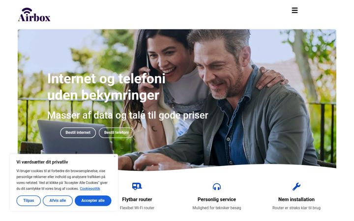Screenshot of airbox.dk