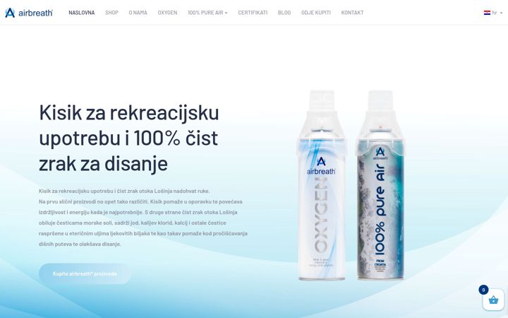 Screenshot of airbreath-oxy.com