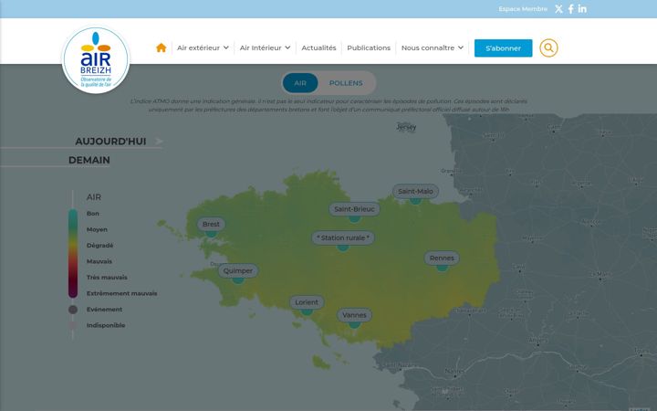 Screenshot of airbreizh.asso.fr