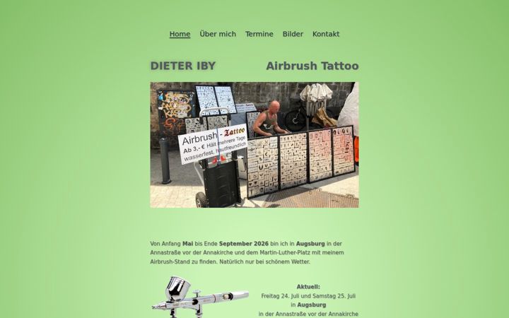 Zrzut ekranu airbrush-iby.de