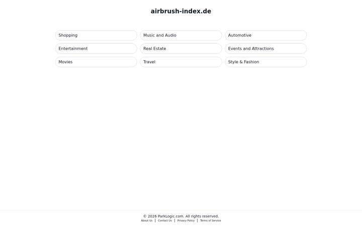 Zrzut ekranu airbrush-index.de
