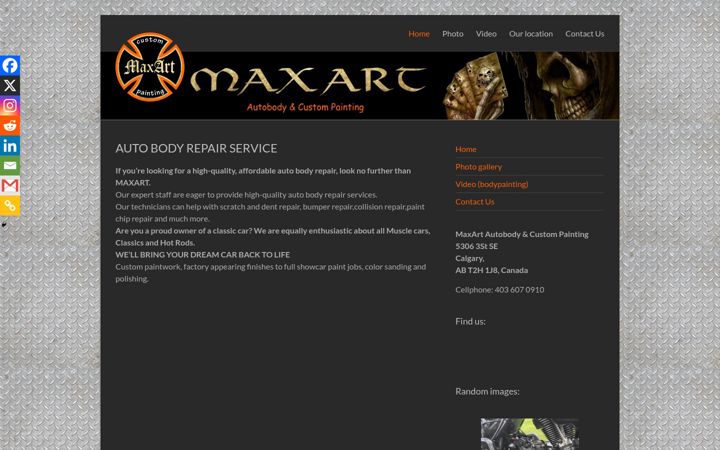 Ekrānuzņēmums no airbrush-maxart.com