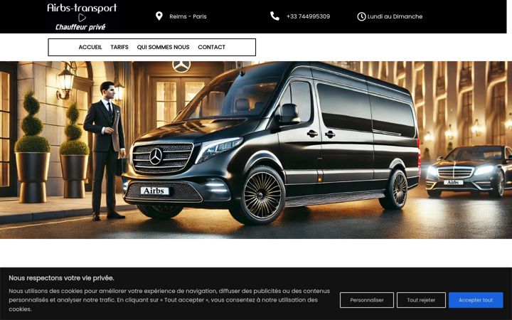 Ekrānuzņēmums no airbs-transport.com