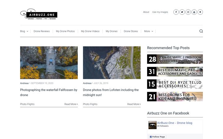 Screenshot of airbuzz.one