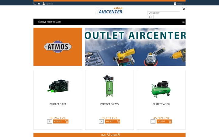 Screenshot of aircenter.cz