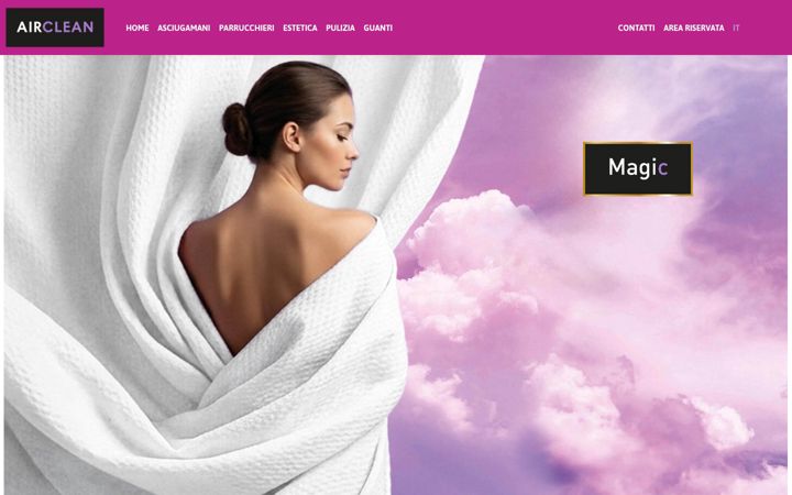 Screenshot of aircleanbeauty.com