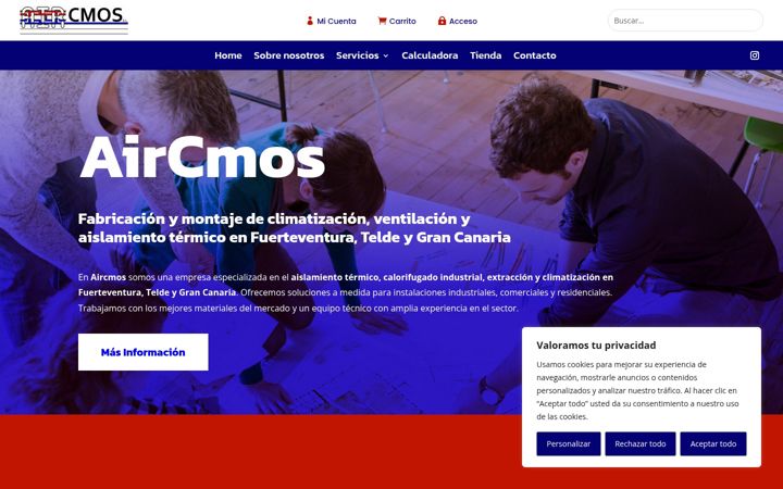 Capture d'écran de aircmos.com