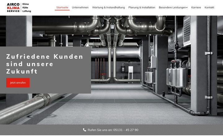 Screenshot of airco-klima-service.de