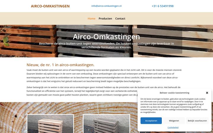Screenshot of airco-omkastingen.nl