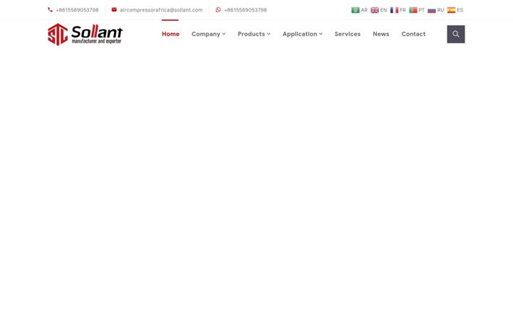 Screenshot of aircompressorafrica.com
