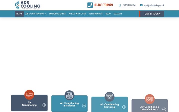 Screenshot of airconditioninghampshire.com