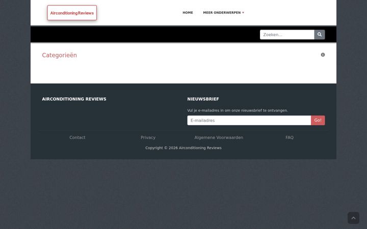 Zrzut ekranu airconditioningreviews.nl
