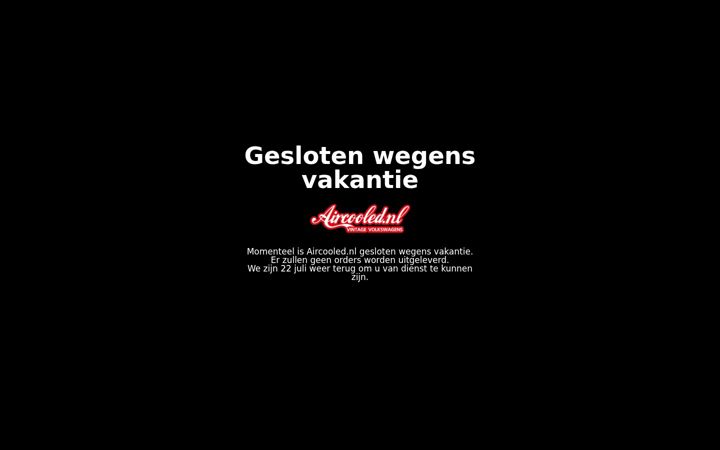 Screenshot of aircooled.nl
