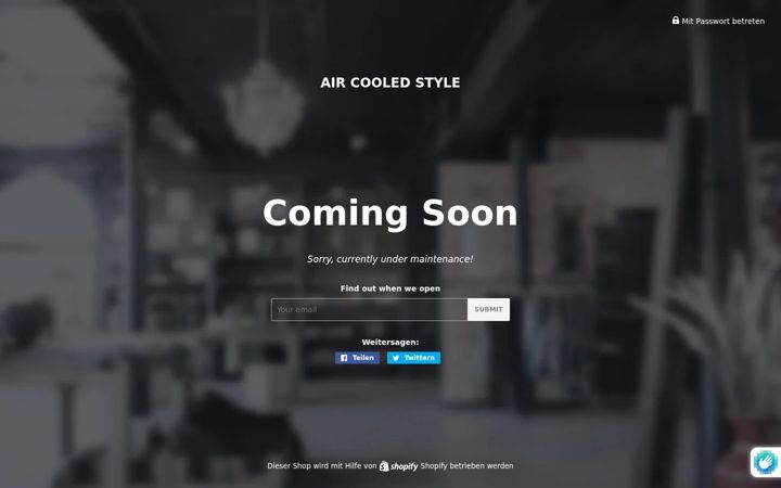 Captura de ecrã de aircooledstyle.de
