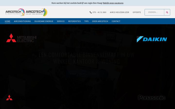 Screenshot of aircotechklimaat.nl