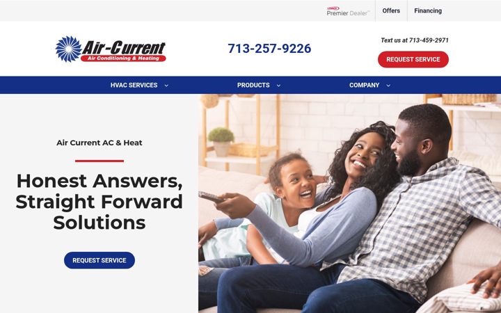 Screenshot of aircurrenthouston.com