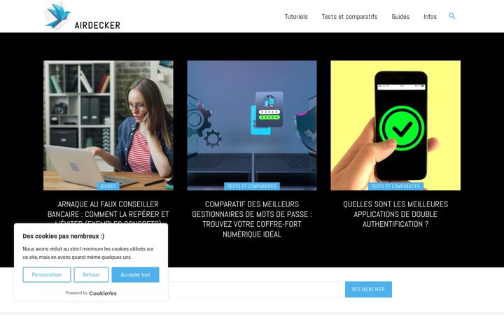 Screenshot of airdecker.net