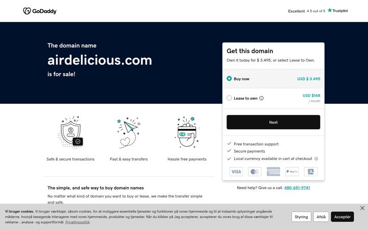 Képernyőkép: airdelicious.com