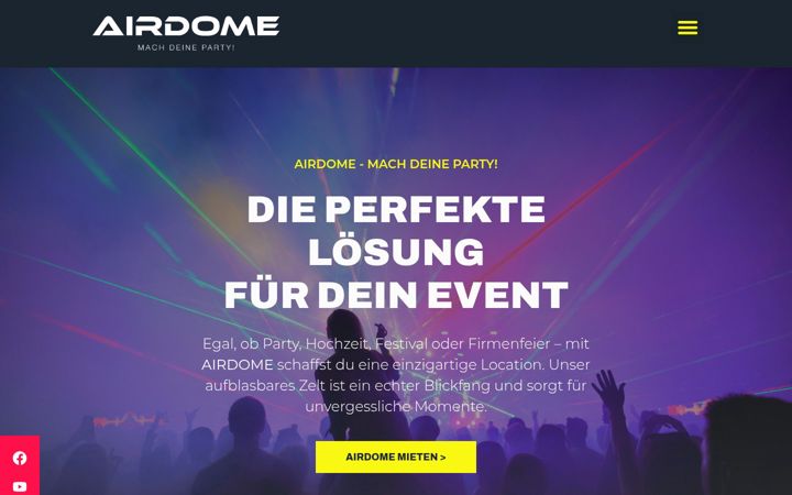 Képernyőkép: airdome.info