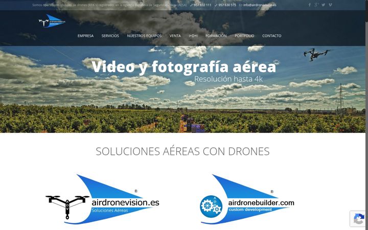 Screenshot of airdronevision.es