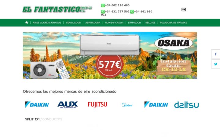 Skærmbillede af aire-acondicionado-valencia.es