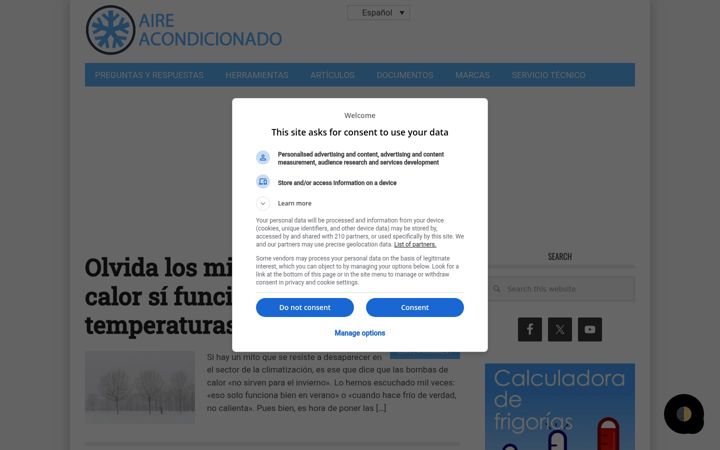 Képernyőkép: aire-acondicionado.com.es