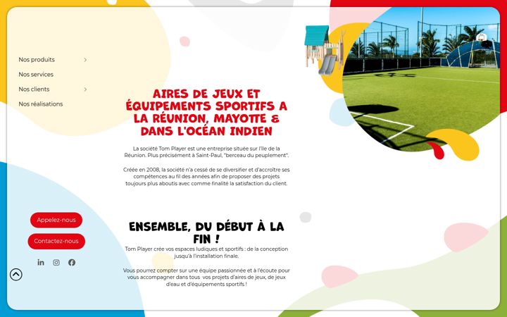 Screenshot of aire-jeux-reunion.fr