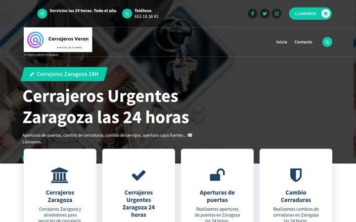 Screenshot of aireacondicionadozaragoza.es